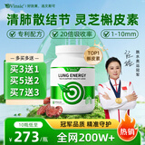 Vinsic槲皮素胶囊清肺结节消除磨玻璃散结节养肺部吸烟保健美国原装进口 2瓶起效装【吸烟者肺部清理】