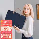 高尔夫（GOLF）电脑包女14英寸手提苹果笔记本华为单肩斜挎包商务公文包女通勤