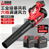 PUANGD鼓风机大功率吹雪机锂电暴风机吹灰机工业吹落叶强力无线除尘器
