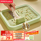 荣事达（Royalstar）炒酸奶机炒冰机制冰神器冰淇淋机家用酸奶机儿童diy免插电316不锈钢防尘防串味上盖CB07A(绿)