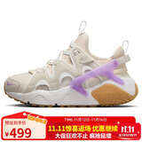 耐克NIKE女子休闲鞋气垫HUARACHE秋款运动鞋DQ8031-101顶峰白色42码