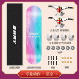 斯威（SWAY） 滑板四轮双翘板儿童滑板车成人专业男女青少年初学者刷街代步板 星空（动作款）
