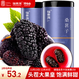 福东海 桑葚子500克（250g*2瓶）【大果皇】精选无沙桑椹即食泡水泡酒 