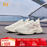 361°运动鞋女秋冬季防泼水通勤休闲厚底回弹健身跑步鞋子682232233-1