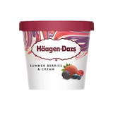 哈根达斯（Haagen-Dazs）冰淇淋 夏日浆果口味冰激凌95ml/杯 小杯装雪糕【0反式脂肪酸】