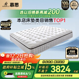 慕思（de RUCCI）床垫Smart智慧弹簧慕斯乳胶床垫国家补贴美脊版1.8*2米软硬适中