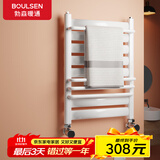 勃森散热器（BOULSEN）卫生间小背篓暖气片钢制家用水暖600*400中亮白色
