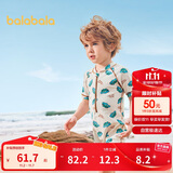 巴拉巴拉儿童泳衣男女童连体泳装户外防晒耐氯速干小童游女宝泳装