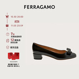 菲拉格慕（Ferragamo）女士Vara蝴蝶结高跟鞋 0591963_1D _ 65 礼物送女友
