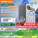 苏泊尔（SUPOR）【国家补贴】净水器1000G家用厨房净水机5年反渗透RO机净饮机直饮机  净化水后【0阻垢剂】DR1000
