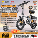 新日（Sunra）新国标折叠电动自行车铝合金代驾电动车锂电池助力电瓶车超长续航迷你小型男女士代步 代驾顶配版30A-NFC铝合金/90km