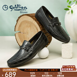 金利来（Goldlion）男鞋豆豆鞋秋季皮鞋男时尚男士皮鞋商务休闲鞋柔软乐福鞋男