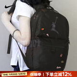 耐克（NIKE）官方舰店 双肩包 25新款高颜值大容量运动背包学生初高中书包背包 【国庆旅游季】AJ/飞人LOGO/经典黑 MISC