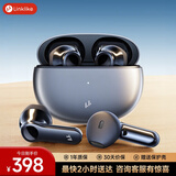 Linklike【爆卖100W+丨鲸腔立体声】半入耳式蓝牙耳机榜前十2025新款超长续航无线运动蓝牙适配苹果华为 新升级鲸腔音效【星空灰】 咨询客服下单有惊喜