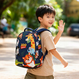 Edison幼儿园书包学前班户外轻便出游儿童小学生研学小背包6001-5动物