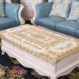 雨毅欧式桌布防水防油防烫PVC餐桌布桌面垫桌垫餐桌垫 富贵花90*150