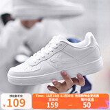 特步板鞋男女秋冬休闲鞋百搭低帮运动鞋潮流滑板鞋舒适小白鞋 白色-男子 【新旧版随机发货】 41