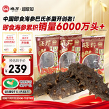 晓芹 大连冷冻即食海参300g 7-10只 辽刺参 海鲜水产 