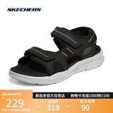 斯凯奇（Skechers）凉鞋男士秋季厚底休闲鞋软底外穿运动凉拖鞋237286