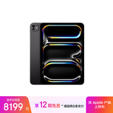 Apple/苹果 iPad Pro 11英寸 M4芯片 2024年新款平板电脑(256G WLAN版/MVV83CH/A)深空黑色