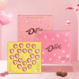德芙（Dove）心语巧克力礼盒圣诞节礼物儿童生日礼物女生情人节圣诞送女友老婆 21粒心语爱心111g【团购联系客服】