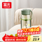 富光塑料茶杯水杯可爱ins风学生便携创意带盖杯子耐摔夏天简约太空杯