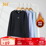 361°卫衣女秋冬季加绒外套运动休闲圆领长袖套头衫上衣662344801D-6
