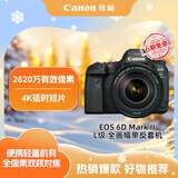 佳能（Canon）EOS 6D Mark II 6D2全画幅 专业单反相机 L级24-105标准镜头套装（约2620万像素/4K延时视频短片）
