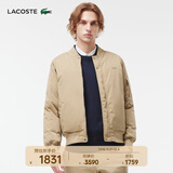 LACOSTE法国鳄鱼男装休闲双面穿立领棒球领羽绒服|BH8526 CB8/驼色 M 50