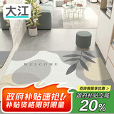 大江门口地垫可裁剪丝圈脚垫进户门地毯入户门垫60x90cm