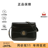 Tory Burch汤丽柏琦 Robinson 漆皮两用单肩斜挎包送女生礼物礼物送女生 黑色143122-001