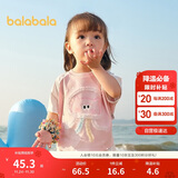 巴拉巴拉婴儿t恤宝宝上衣女童衣服男童短袖2025夏装可爱萌趣208225117201