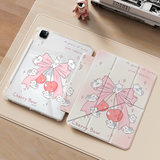 RBP适用iPad Pro234平板11寸保护套20/21/22版3Y折保护壳带笔槽亚克力气囊防弯抗摔多角度-甜心粉兔