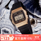 卡西欧手表 时尚简约复古小方块 潮流运动百搭电子表学生表考试表 F-91WM-9A