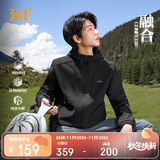 361°外套男秋冬季新款三防加绒运动休闲夹克风衣抓绒衣652544605D-3