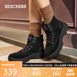 斯凯奇（Skechers）女靴秋季中帮复古女鞋经典百搭马丁靴运动休闲中筒靴雪地靴113399