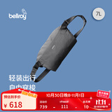Bellroy澳洲 Lite Sling 7L 轻量骑行胸包磁吸斜挎包轻行包 格纹灰7L【库存告急，即将到货】