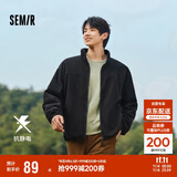森马（Semir）夹克男冬抗静电外套摇粒绒情侣上衣109724108203