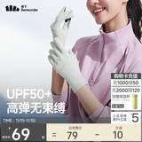 蕉下（beneunder）冬季防晒手套女骑行防风保暖手套登山手套可触屏开车防滑高弹男灰