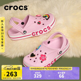 CROCS卡骆驰贝雅卡骆班|205089 芭蕾粉-6TG 37/38(230mm) 