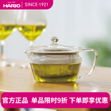 HARIO 日本进口茶壶家用办公耐热玻璃泡茶器不锈钢过滤网茶具日式 CHZ 450ml