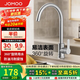 九牧（JOMOO）厨房水龙头304不锈钢洗菜盆360°旋转冷热双控龙头33221-748/7B-Z