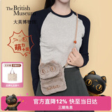 大英博物馆巴斯特包包女包毛绒手机包单肩斜挎包2025秋冬新款送女生生日礼物
