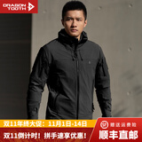 龙牙三代B4级龙牙战虎突击风衣春秋休闲户外通勤百搭外套城市轻户 极夜黑 L 180/100A（150-165斤）
