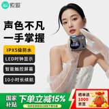 索爱（soaiy）SD-93智能音箱家用小音响迷你便携式收款插卡音乐播放器闹钟计算器智能蓝牙音响 黑色