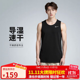 耐克NIKE男 运动背心 圆领无袖 柔软舒适 DV9322-010 黑XL