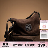 JellyToyboy包包女包JTB漫游包新款小众斜挎单肩包大容量通勤斜挎包 深咖色