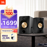 JBL CM500立体声蓝牙音箱音响 桌面电脑台式机音箱无线有源监听HIFI音响生日礼物男生 黑色