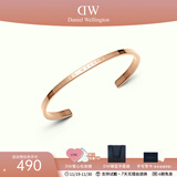 丹尼尔惠灵顿（DanielWellington）dw手镯男女 经典开口情侣手镯时尚饰品 生日礼物送女友 【热卖圈口】玫瑰金小号 DW00400003
