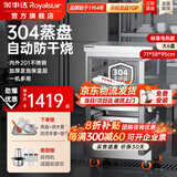 荣事达（Royalstar）蒸饭柜商用蒸饭车电蒸箱食堂酒店全自动蒸柜大容量厨房蒸饭箱蒸包机蒸包炉蒸饭器电蒸炉蒸饭机 304蒸盘丨电热大6盘丨电压及蒸盘可自选